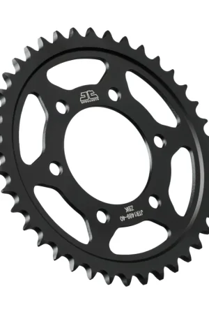 JT SPROCKETS - REAR STEEL 40T BL, 525 - Sprockets - BLACK ZINC FINISH Beste Prijs